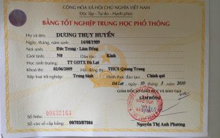 Làm bắng cấp 3 tại Lâm Đồng